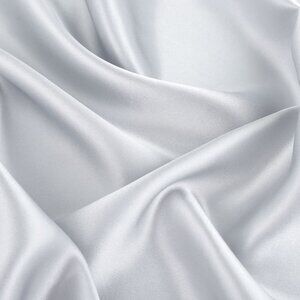 NEW The Golden Arch 100% Silk 22 Momme Pillowcase Silver Gray Size K